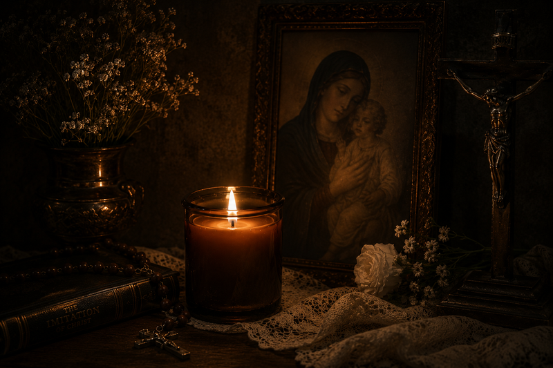 Why Catholics Light Candles Before Sacred Images
