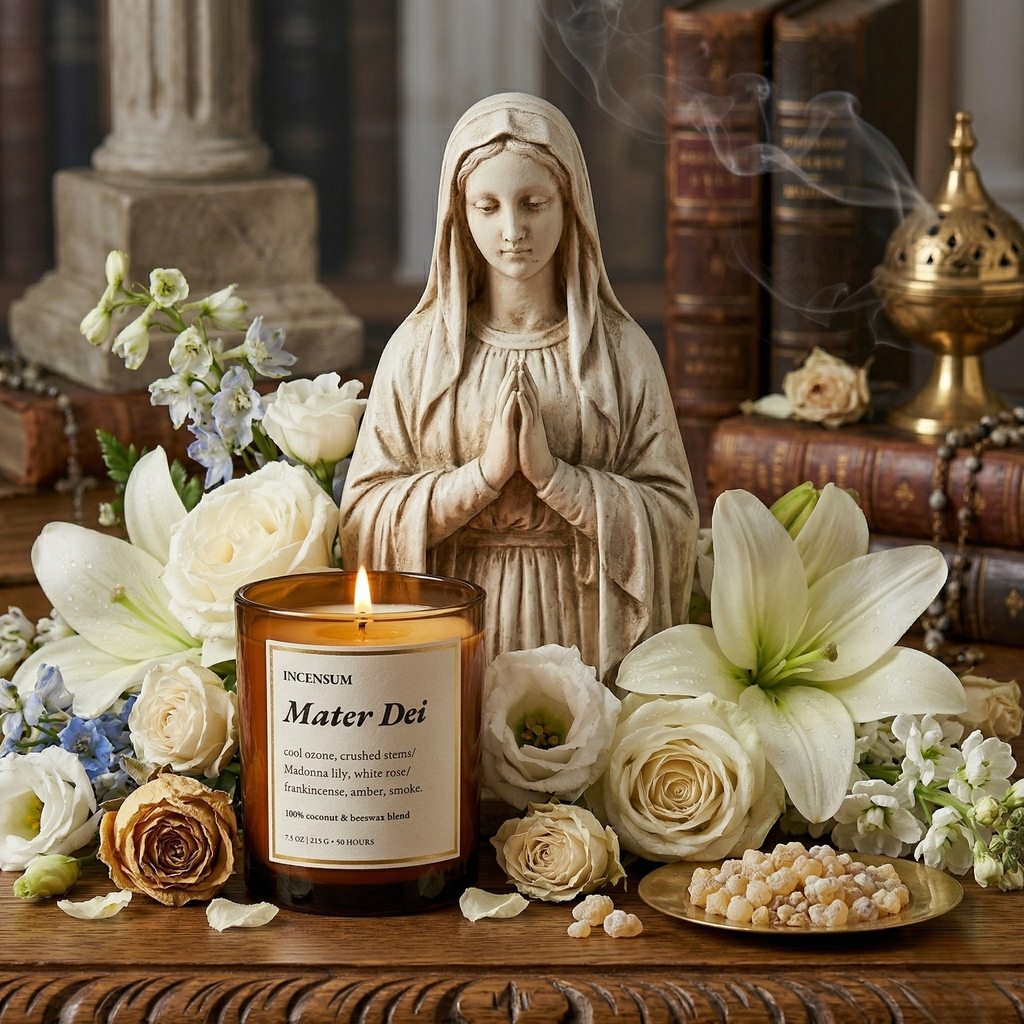 Mater Dei Candle